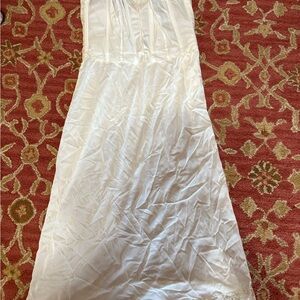 Elegant White Nylon Slip